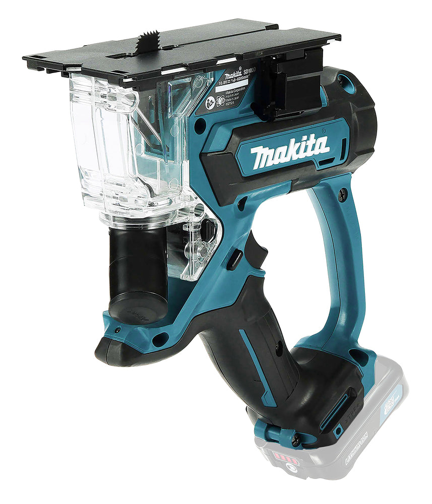 Makita Akku-Trockenbausäge – handlich, 15 mm Schnitttiefe & Staubabsaugung - SD100DZ