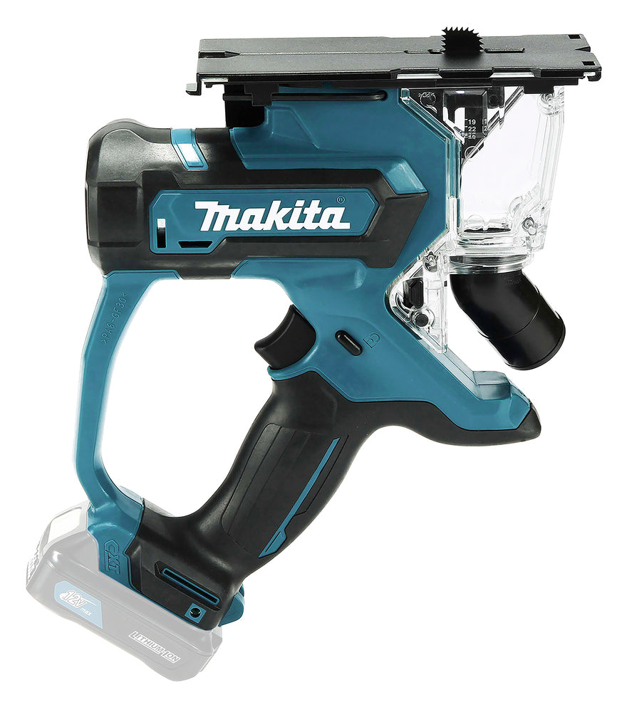 Makita Akku-Trockenbausäge – handlich, 15 mm Schnitttiefe & Staubabsaugung - SD100DZ