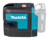 Makita Akku-Kreuzlinienlaser – rote Linien, selbstnivellierend, IP54 & 40 h Laufzeit - SK105DZ