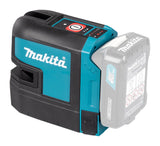 Makita Akku-Kreuzlinienlaser – rote Linien, selbstnivellierend, IP54 & 40 h Laufzeit - SK105DZ