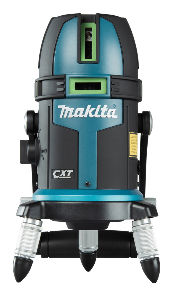 Makita Akku-Multilinienlaser – grüne Linien, selbstnivellierend, IP54 & 40 h Laufzeit - SK209GDZ