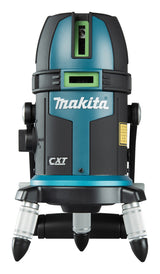 Makita Akku-Multilinienlaser – grüne Linien, selbstnivellierend, IP54 & 40 h Laufzeit - SK209GDZ