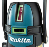 Makita Akku-Multilinienlaser – grüne Linien, selbstnivellierend, IP54 & 40 h Laufzeit - SK209GDZ