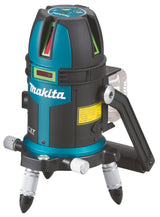 Makita Akku-Multilinienlaser – grüne Linien, selbstnivellierend, IP54 & 28 h Laufzeit - SK312GDZ