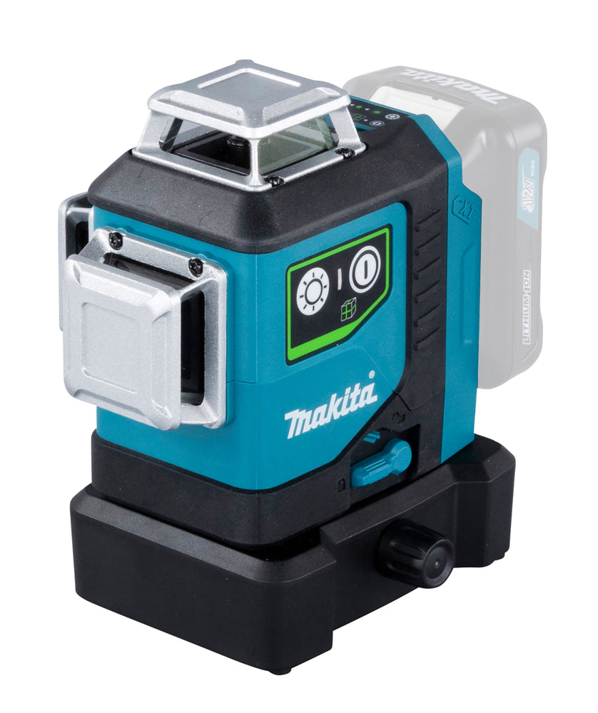 Makita Akku-Multilinienlaser – 360° Kreuzlinien, grün, IP54 & XPT-Schutz - SK700GD