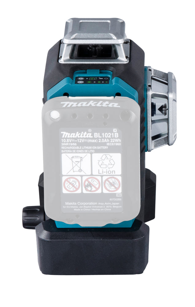 Makita Akku-Multilinienlaser – 360° Kreuzlinien, grün, IP54 & XPT-Schutz - SK700GD