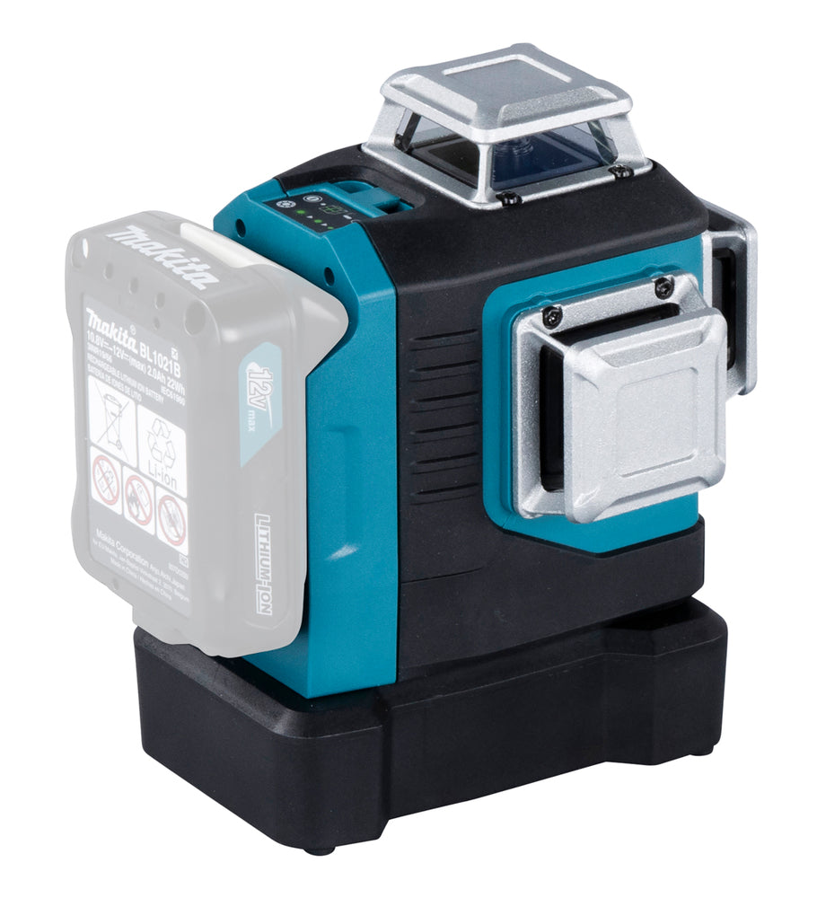 Makita Akku-Multilinienlaser – 360° Kreuzlinien, grün, IP54 & XPT-Schutz - SK700GD