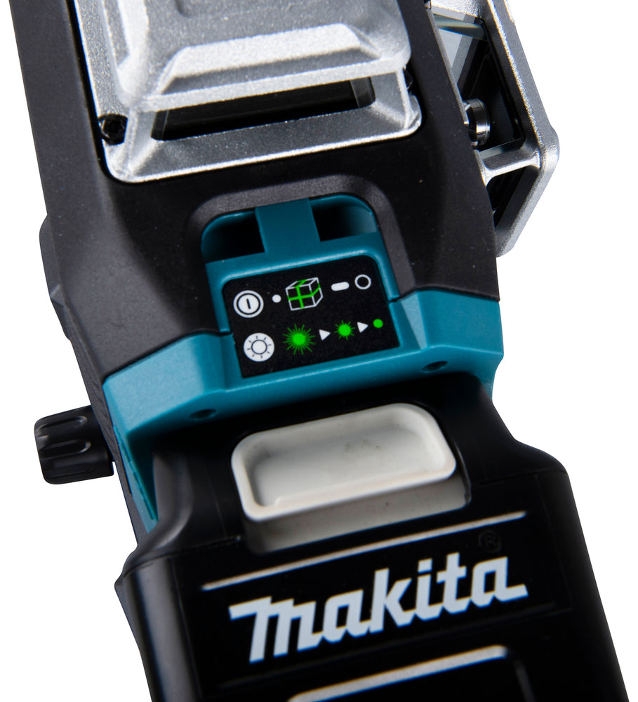 Makita Akku-Multilinienlaser – 360° Kreuzlinien, grün, IP54 & XPT-Schutz - SK700GD