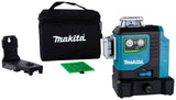 Makita Akku-Multilinienlaser – 360° Kreuzlinien, grün, IP54 & XPT-Schutz - SK700GD