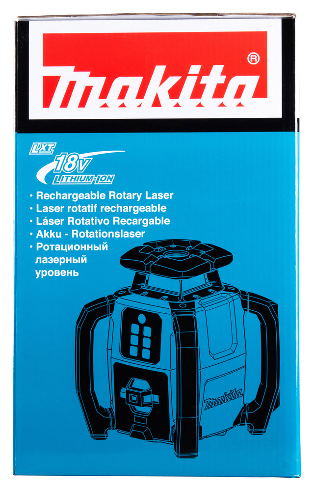 Makita Akku-Rotationslaser – grüne Laserlinie, 800 m Reichweite & hohe Präzision - SKR001Z