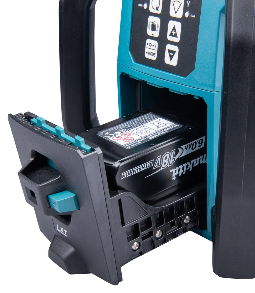 Makita Akku-Rotationslaser – grüne Laserlinie, 800 m Reichweite & hohe Präzision - SKR001Z