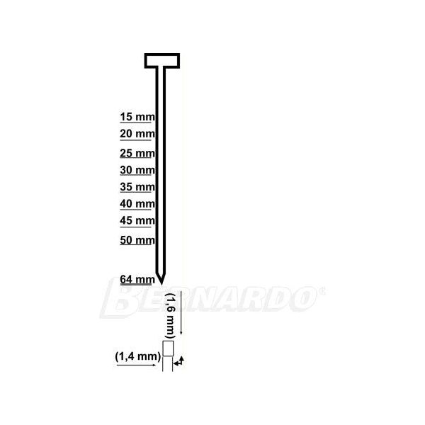 BERNARDO Abverkauf – Modell Streifenmagazin-Nagelgerät SN1864M