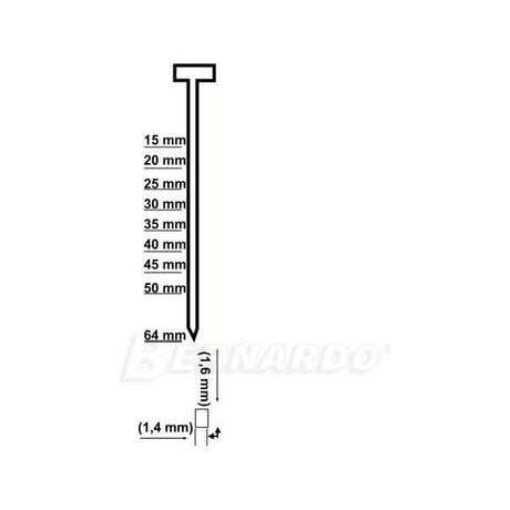BERNARDO Abverkauf – Modell Streifenmagazin-Nagelgerät SN1864M