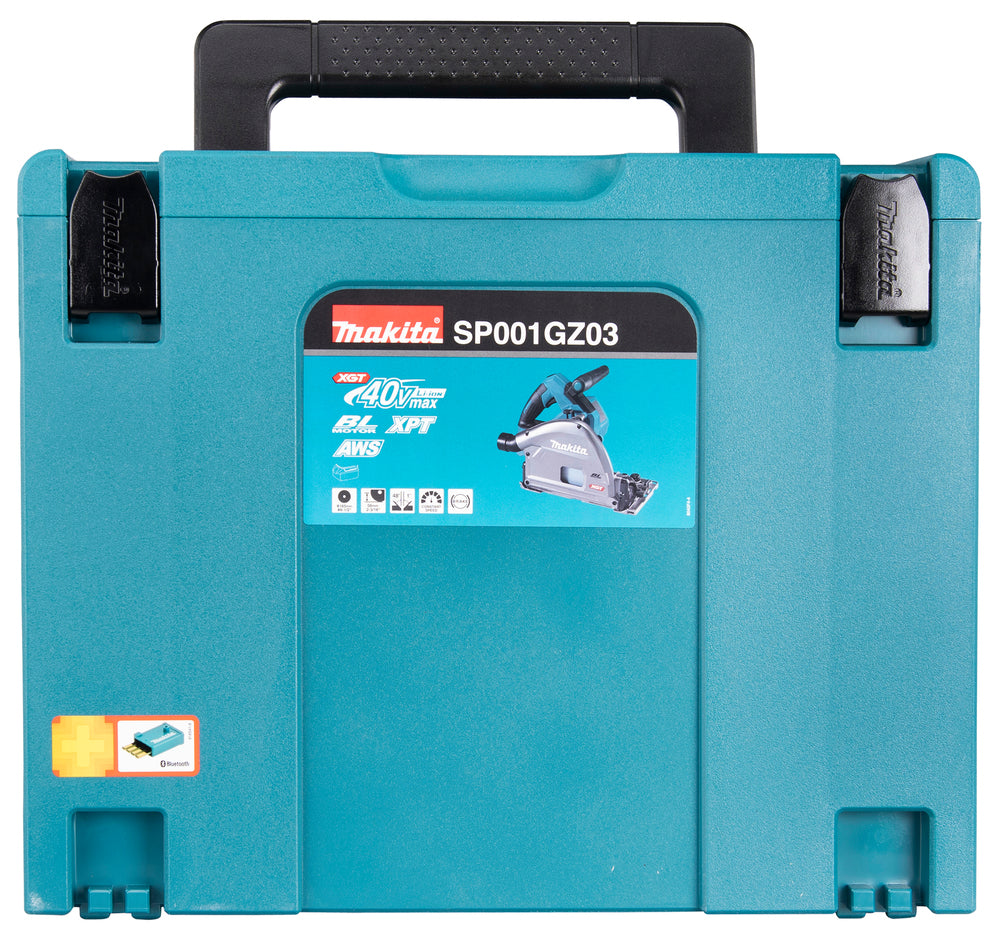 Makita 18 V Akku-Tauchsäge – 165 mm Blatt, 56 mm Schnitttiefe, AWS & Führungsschienen-kompatibel - SP001GZ03