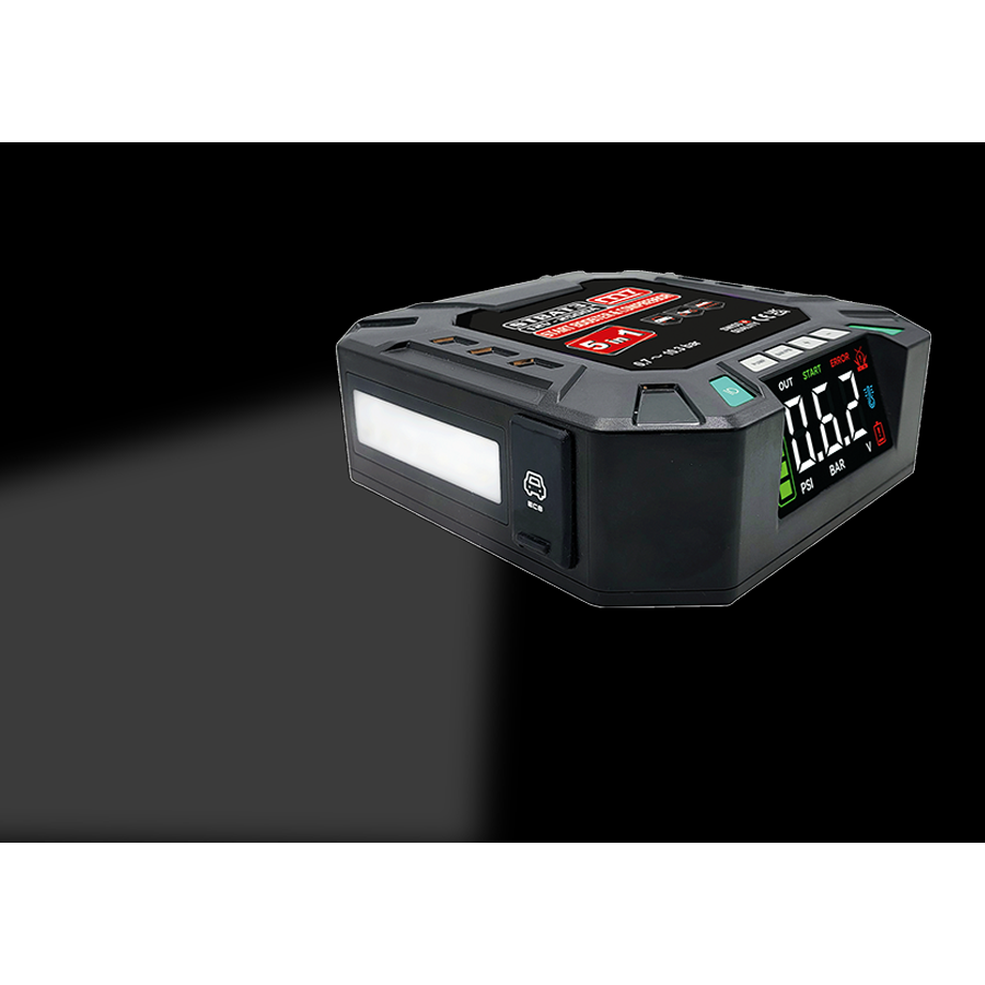 M7 Power-Werkzeuge - Multifunktions-Mini-Booster / Kompressor 12V STBAT3