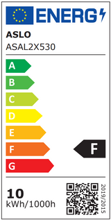 ASLO Moderne LED Design Außenleuchte Outdoor LED 2x5W - 3000K LED Outdoor Wandleuchte - ASAL2X530