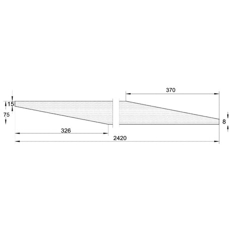 BERNARDO Schleifbänder für Holz – Modell Gewebeschleifband-Kombiset f. ZSM 405 / ZSM 500, K 60 / 80 / 100 / 120 / 180 (je 2 Stk.)