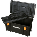 Fluxon 3-teiliges stapelbares Werkzeugkofferset mit Rollen – 100 kg - TBP03L