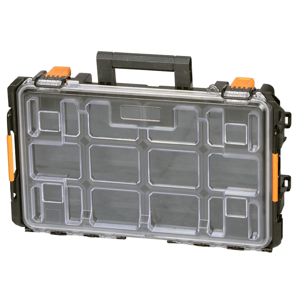Fluxon 3-teiliges stapelbares Werkzeugkofferset mit Rollen – 100 kg - TBP03L