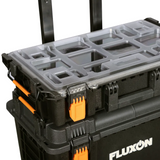 Fluxon 3-teiliges stapelbares Werkzeugkofferset mit Rollen – 100 kg - TBP03L