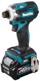 Makita Akku-Schlagschrauber 40V max – bürstenlos, LED, XPT & Set mit 2 Akkus 2,5 Ah + Ladegerät - TD001GD201