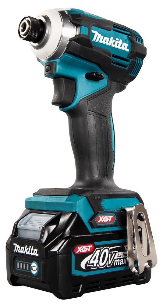Makita Akku-Schlagschrauber 40V max – bürstenlos, LED, XPT & Set mit 2 Akkus 2,5 Ah + Ladegerät - TD001GD201