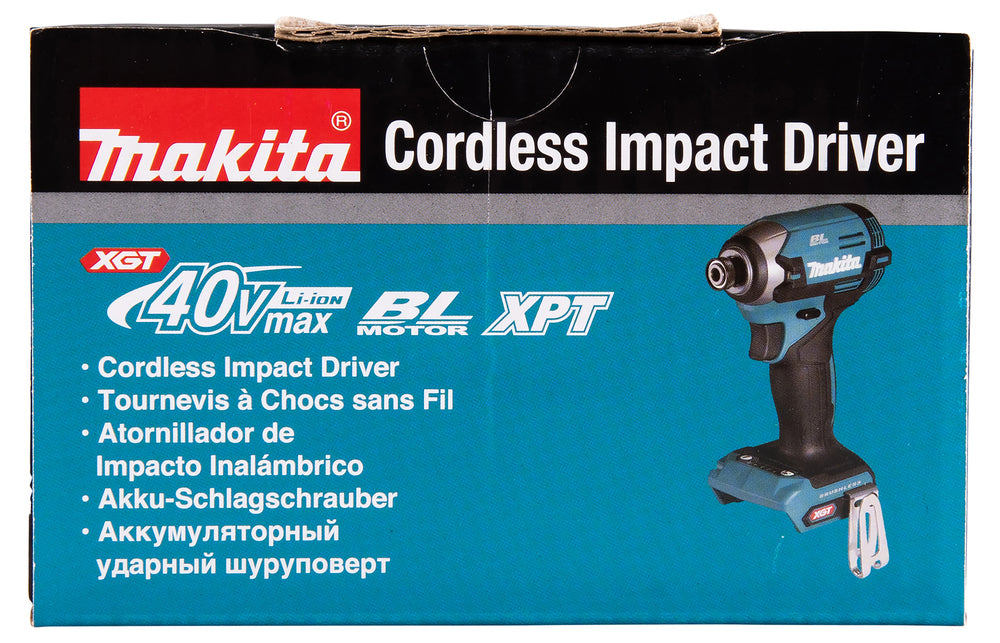 Makita Akku-Schlagschrauber 18V – 5 Modi, bürstenlos, LED & XPT Spritzwasserschutz - TD003GZ