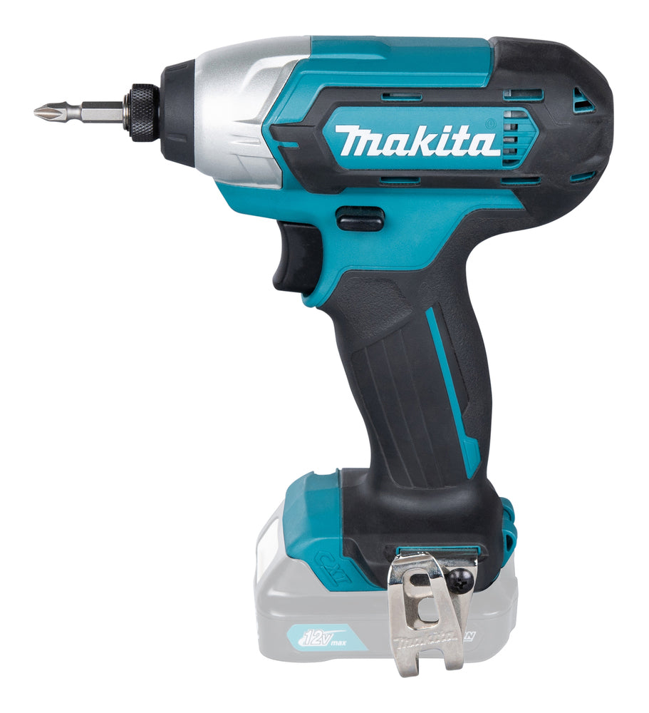 Makita Akku-Schlagschrauber – kompakt, 110 Nm, 1/4" Aufnahme & LED-Licht - TD110DZ
