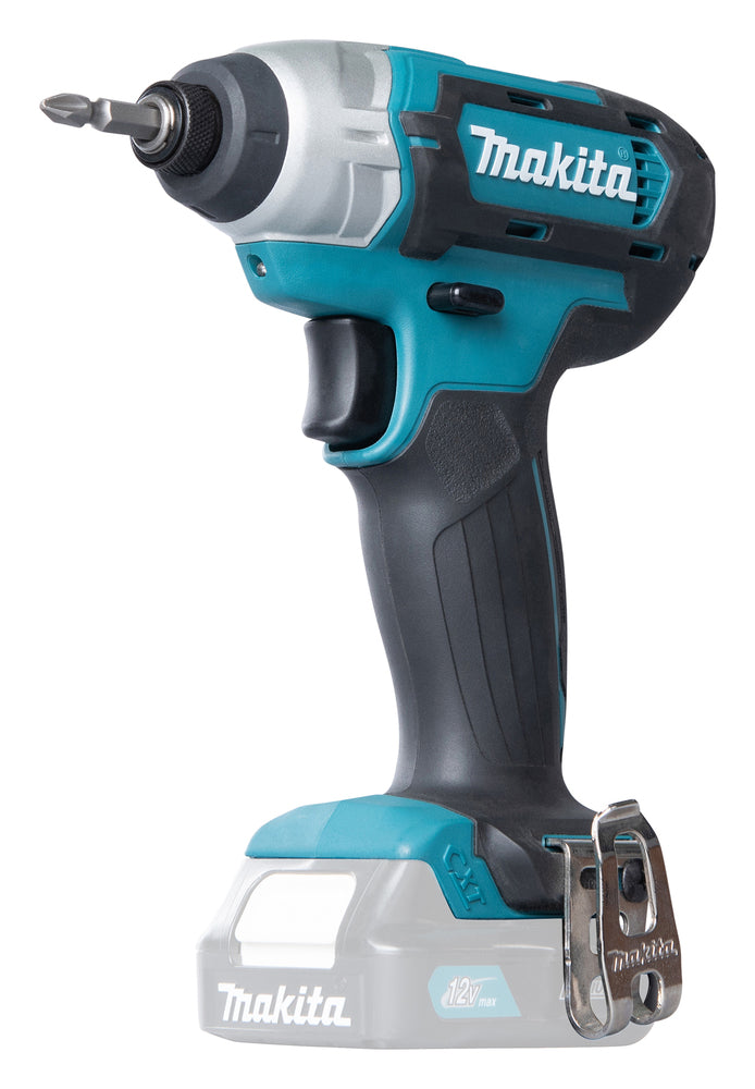 Makita Akku-Schlagschrauber – kompakt, 110 Nm, 1/4" Aufnahme & LED-Licht - TD110DZ