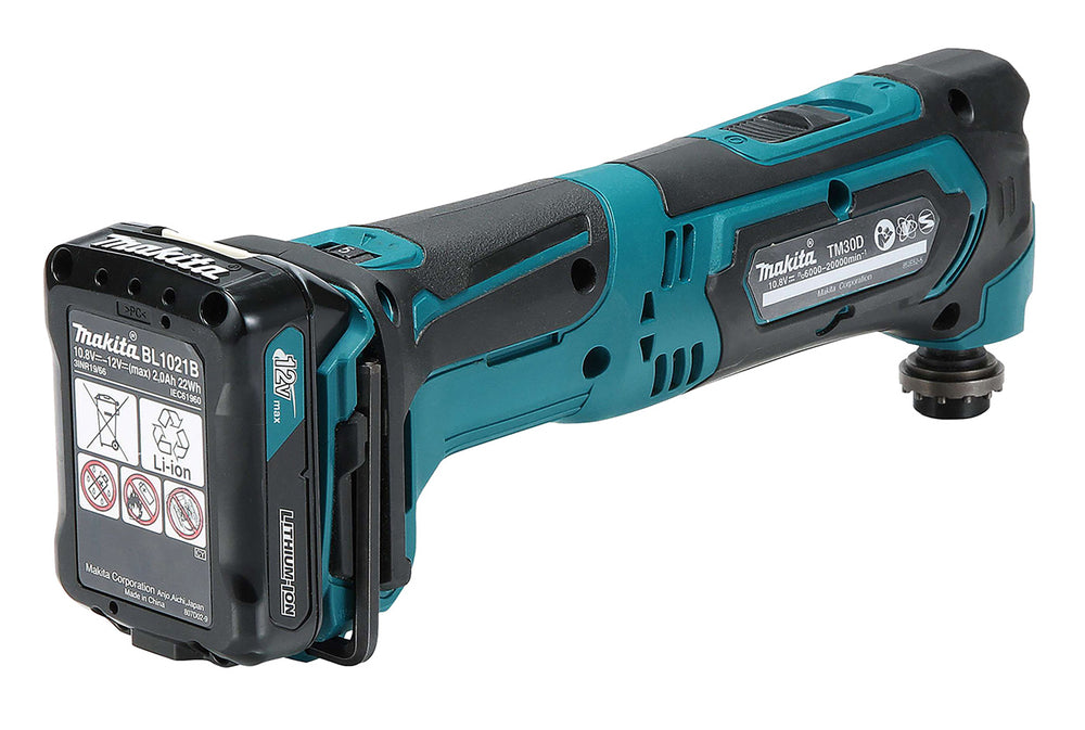 Makita Akku-Multifunktionswerkzeug – 18 V, variabel 6.000–20.000 min⁻¹, kompakt & vielseitig - TM30DSMJX5