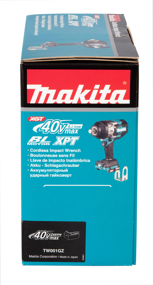 Makita Akku-Schlagschrauber – bürstenlos, 4-stufig, Auto-Stopp & Doppel-LED (ohne Akku & Ladegerät) - TW001GZ