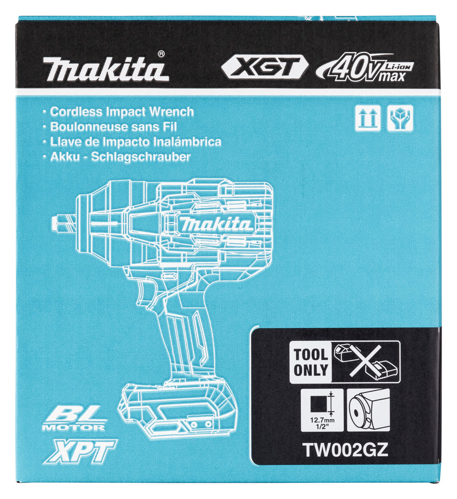 Makita Akku-Schlagschrauber – kompakt, bürstenlos, Auto-Stopp & 3 LED-Leuchten - TW002GZ