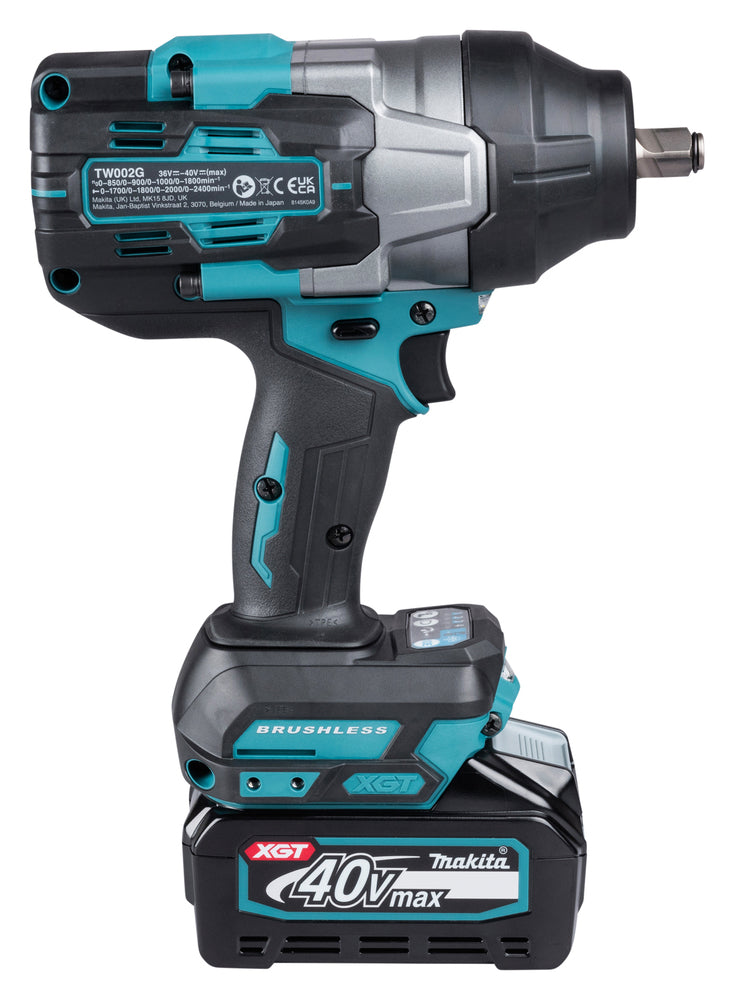 Makita Akku-Schlagschrauber – kompakt, leicht, Auto-Stopp & 3 LED-Leuchten für präzises Arbeiten - TW002GM201