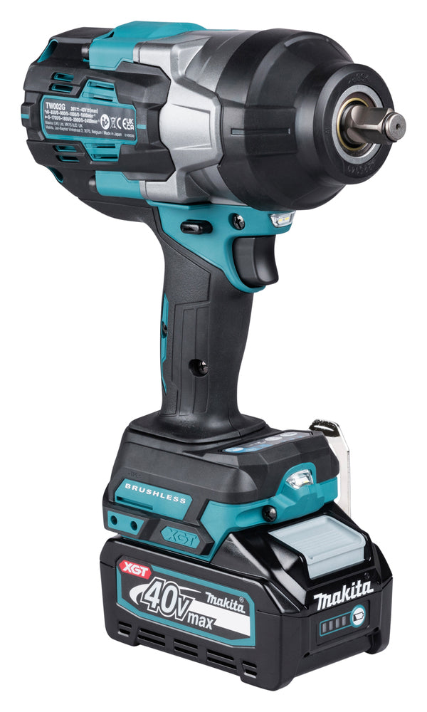 Makita Akku-Schlagschrauber – kompakt, leicht, Auto-Stopp & 3 LED-Leuchten für präzises Arbeiten - TW002GM201