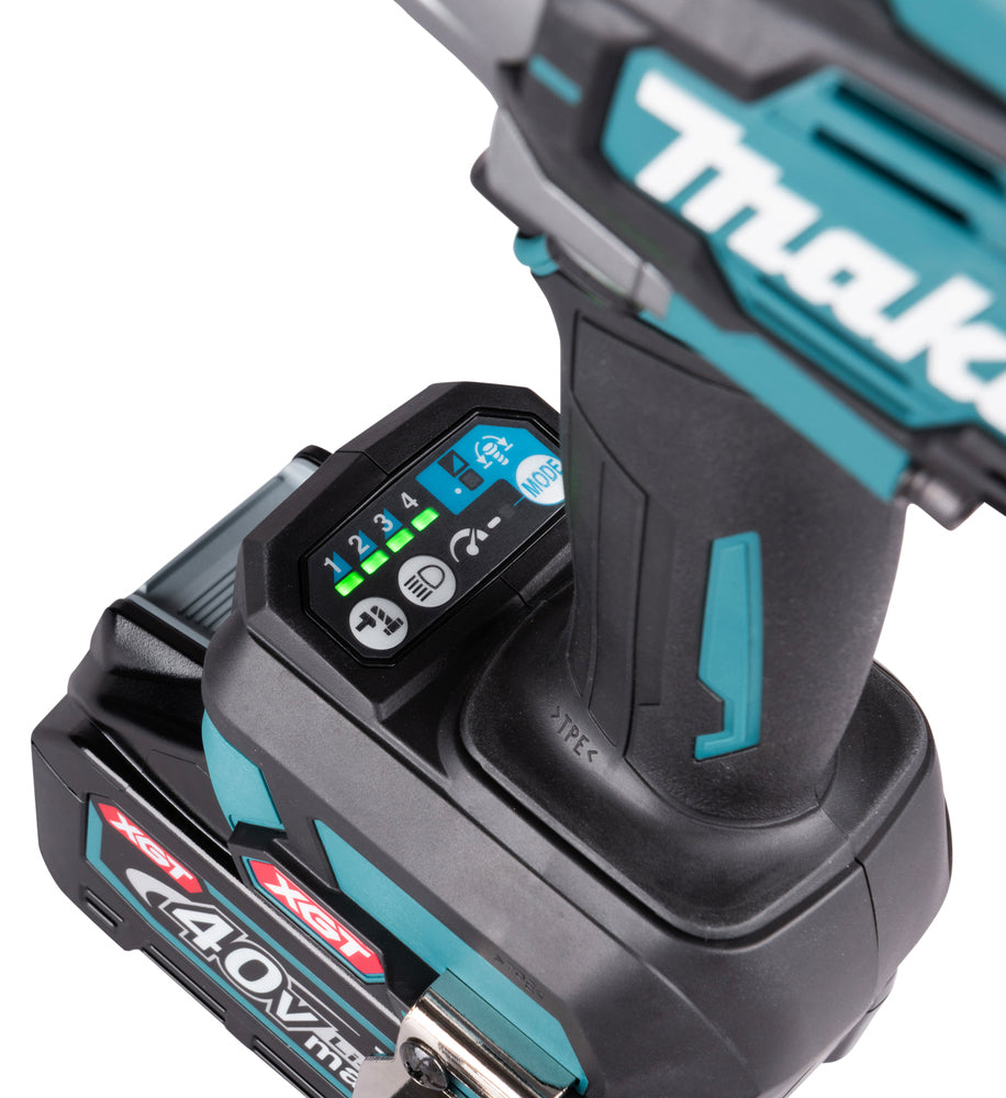 Makita Akku-Schlagschrauber – kompakt, leicht, Auto-Stopp & 3 LED-Leuchten für präzises Arbeiten - TW002GM201