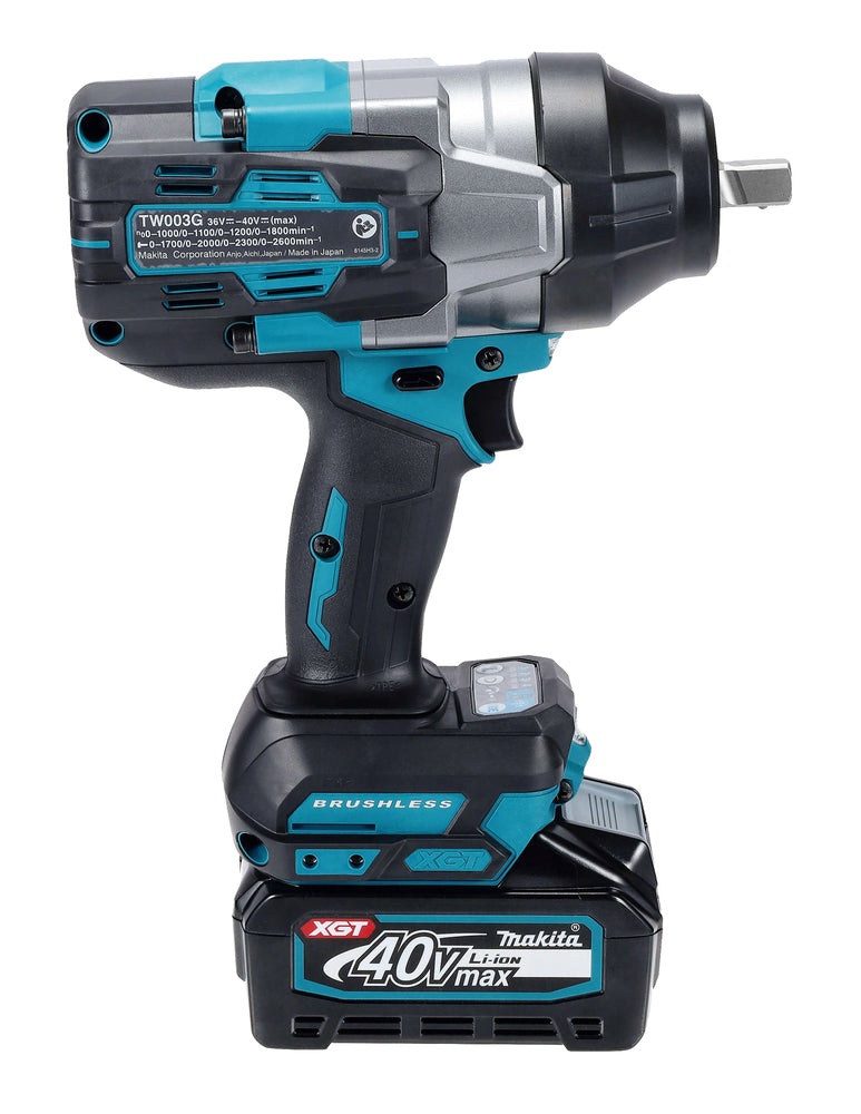 Makita Akku-Schlagschrauber – bürstenlos, kompakt, Pin-Detent & 4-stufige Schlagkraft - TW003GM201