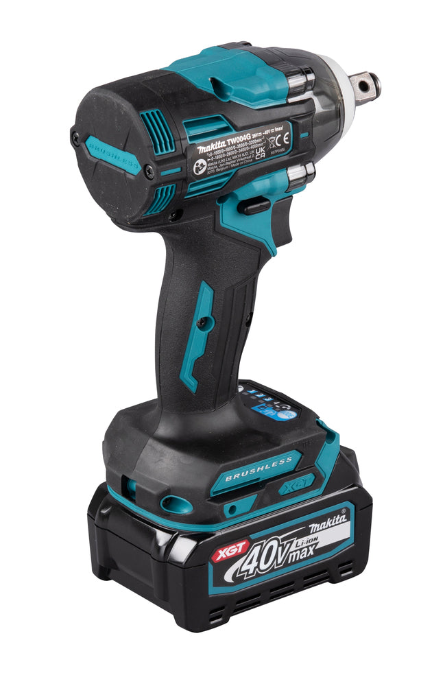 Makita Akku-Schlagschrauber 1/2" – 4-stufige Leistung, Auto-Stopp & Profi-Doppel-LED - TW004GD201