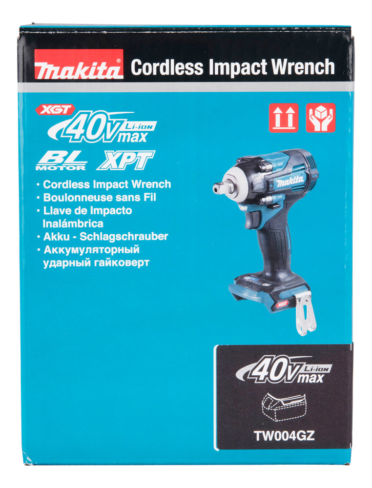 Makita Akku-Schlagschrauber 1/2" – 4-stufig, Auto-Stopp & Doppel-LED für flexible Anwendungen - TW004GZ