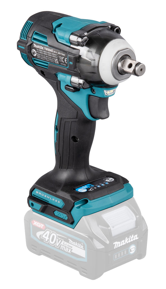 Makita Akku-Schlagschrauber 1/2" – 4-stufig, Auto-Stopp & Doppel-LED für flexible Anwendungen - TW004GZ