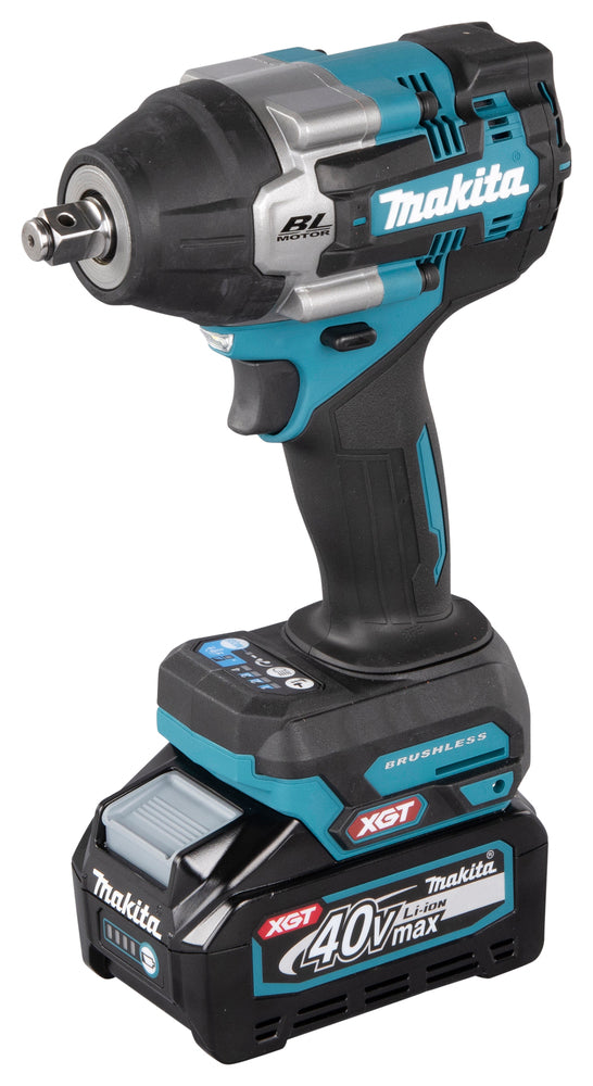 Makita Akku-Schlagschrauber 40V max – 760 Nm, bürstenlos, Auto-Stopp & LED-Nachglimmfunktion - TW007GM201