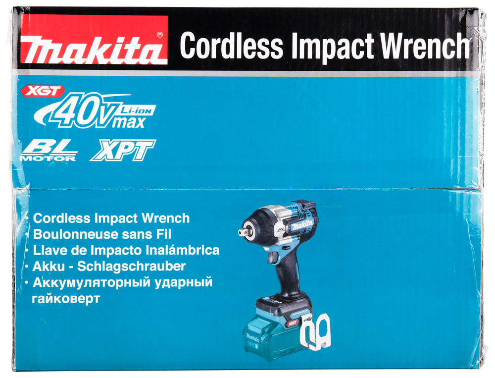 Makita Akku-Schlagschrauber 40V max – 760 Nm, bürstenlos, Auto-Stopp & LED-Nachglimmfunktion - TW007GM201