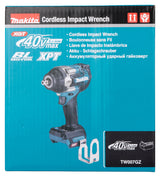 Makita Akku-Schlagschrauber 40V max – 760 Nm, Auto-Stopp, XPT-Schutz & Doppel-LED - TW007GZ