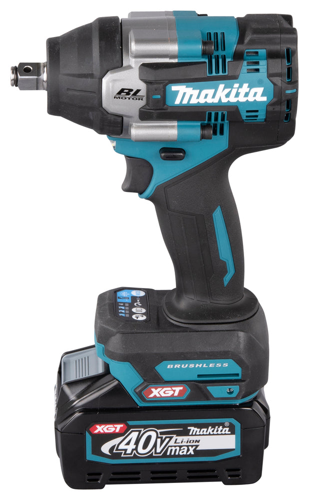 Makita Akku-Schlagschrauber 40V max – 760 Nm, bürstenlos, Auto-Stopp & LED-Nachglimmfunktion - TW007GM201