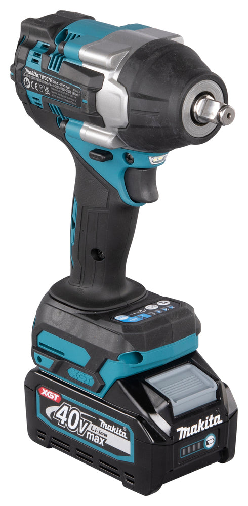Makita Akku-Schlagschrauber 40V max – 760 Nm, bürstenlos, Auto-Stopp & LED-Nachglimmfunktion - TW007GM201