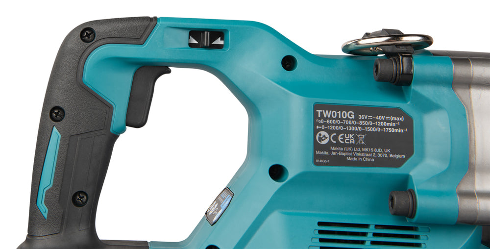 Makita Akku-Schlagschrauber – 4-stufige Schlagkrafteinstellung, 360° Seitengriff & Auto-Stopp - TW010GZ