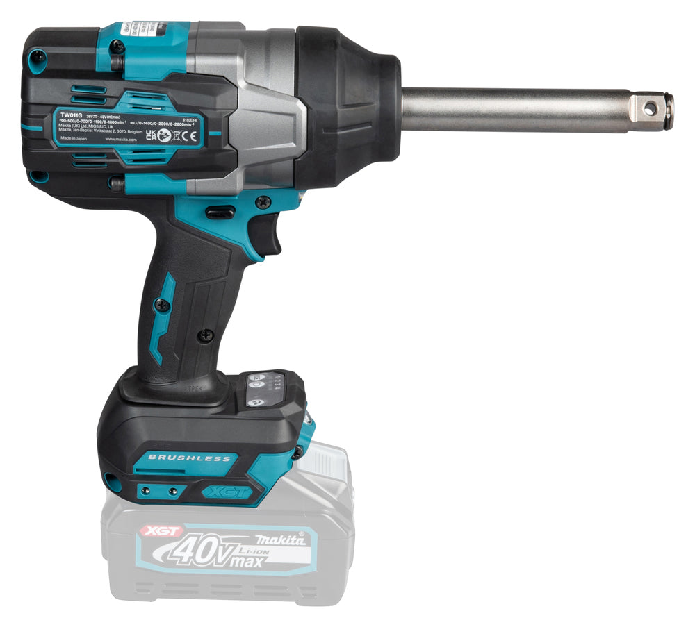 Makita Akku-Schlagschrauber TW011G 40V max XGT – 1.500 Nm Drehmoment, Auto-Stopp & XPT-Schutz - TW011GZ