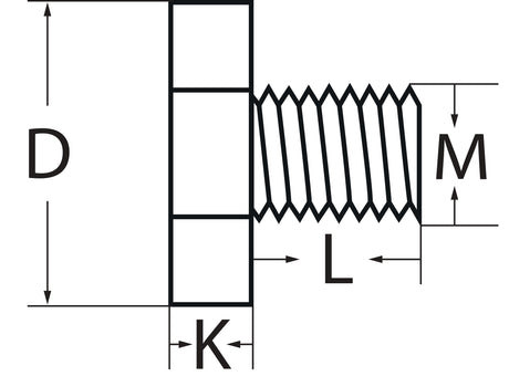 TECWERK Fräseranzugsschraube M8 für Spann-Ø 16 mm – DIN 6367, ohne Kühlmittelzufuhr