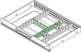 TECWERK Schubladenunterteilungsmaterial 4-tlg. Erweiterungsset 1 für Werkzeugwagen