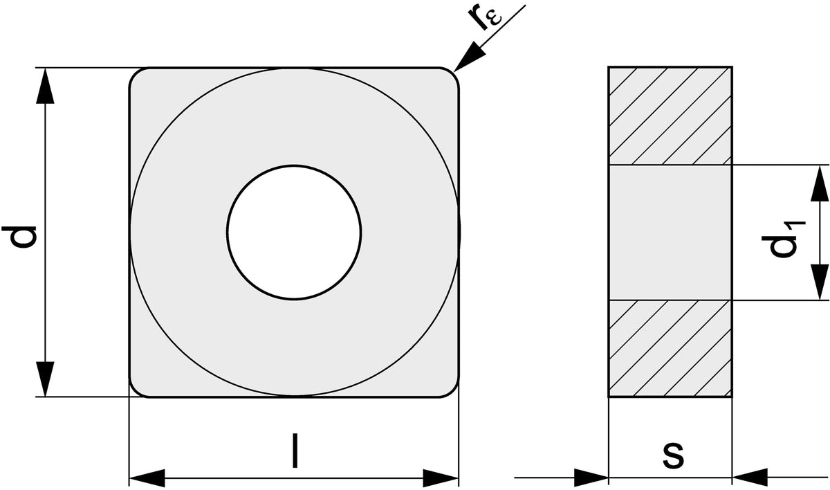 TECWERK Wendeschneidplatte SNMG120404-M UNI – 10 Stück für mittlere Bearbeitung