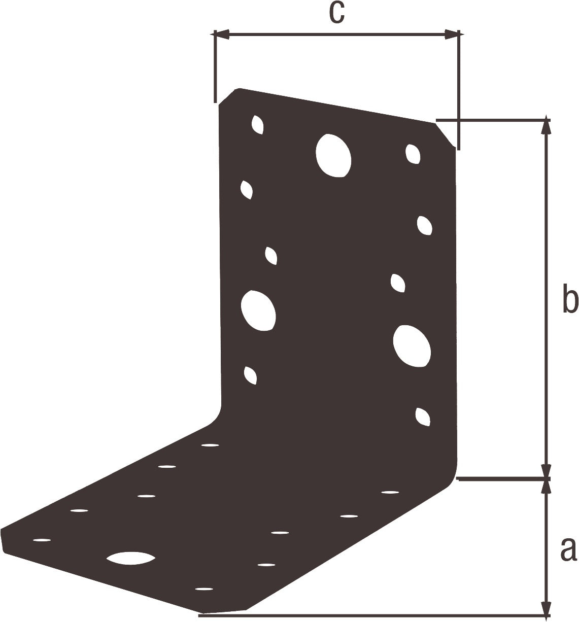 GAH Schwerlast Winkelverbinder ETA-08/0165, 90x90x65 mm, Stahl verzinkt